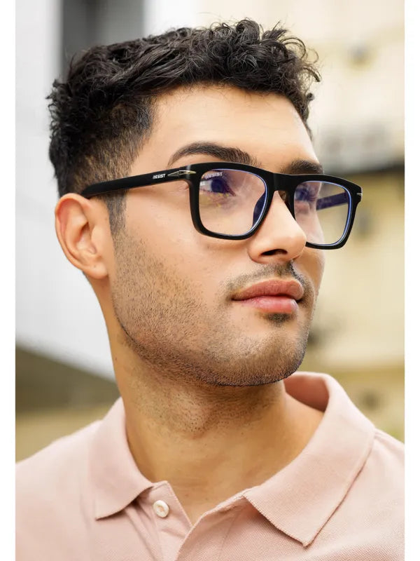 UV Protected Black Clear Wayfarer Sunglasses For Men & Women- FunkyTradition