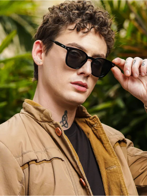 UV Protected Black Wayfarer Sunglasses For Men & Women- FunkyTradition