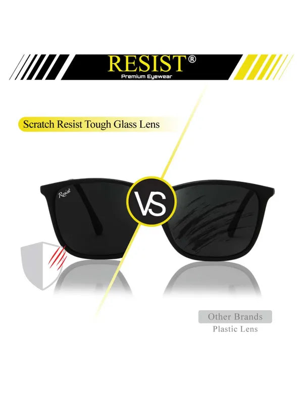UV Protected Black Wayfarer Sunglasses For Men & Women- FunkyTradition