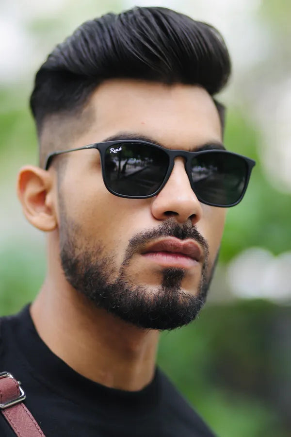 UV Protected Black Wayfarer Sunglasses For Men & Women- FunkyTradition