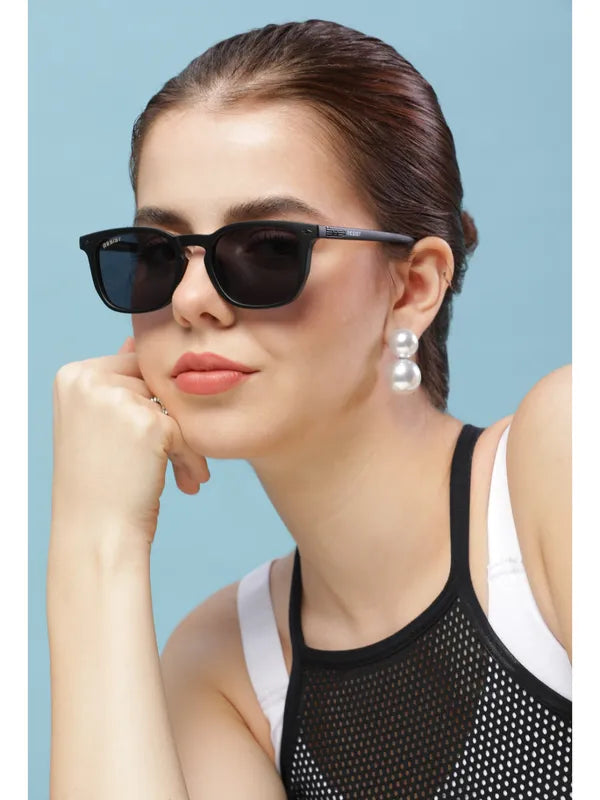 UV Protected Black Wayfarer Sunglasses For Men & Women- FunkyTradition