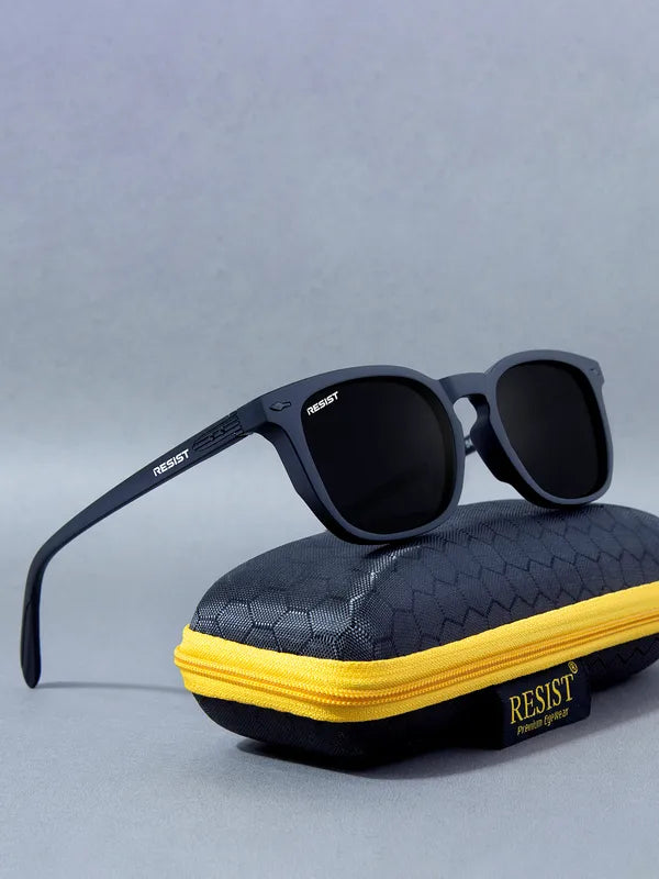 UV Protected Black Wayfarer Sunglasses For Men & Women- FunkyTradition