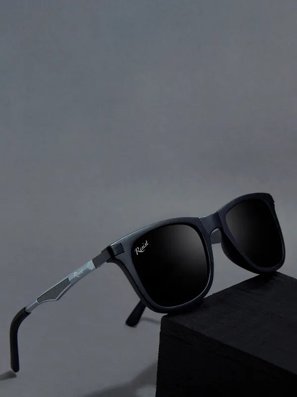 UV Protected Black Wayfarer Sunglasses For Men & Women- FunkyTradition