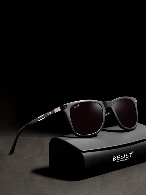 UV Protected Black Wayfarer Sunglasses For Men & Women- FunkyTradition