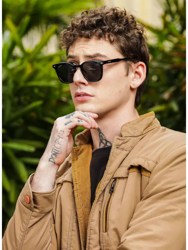 UV Protected Black Wayfarer Sunglasses For Men & Women- FunkyTradition