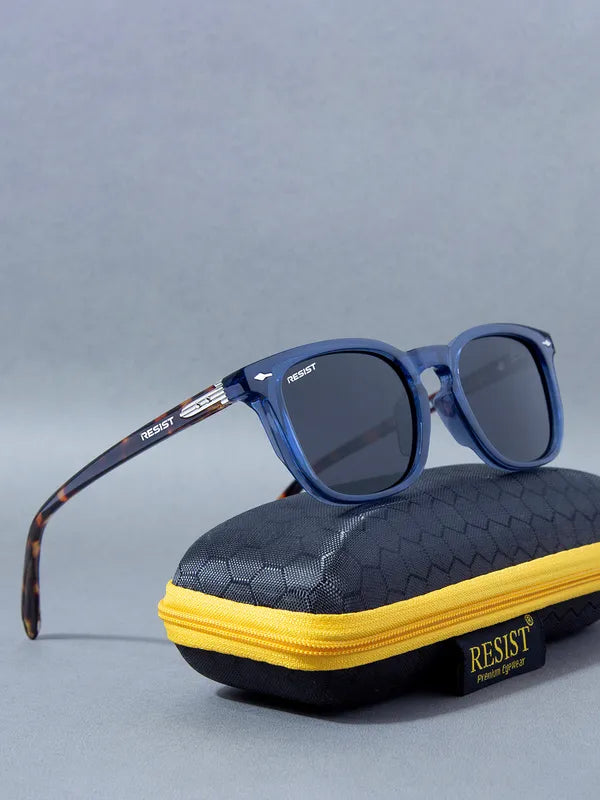 UV Protected Blue Black Wayfarer Sunglasses For Men & Women- FunkyTradition