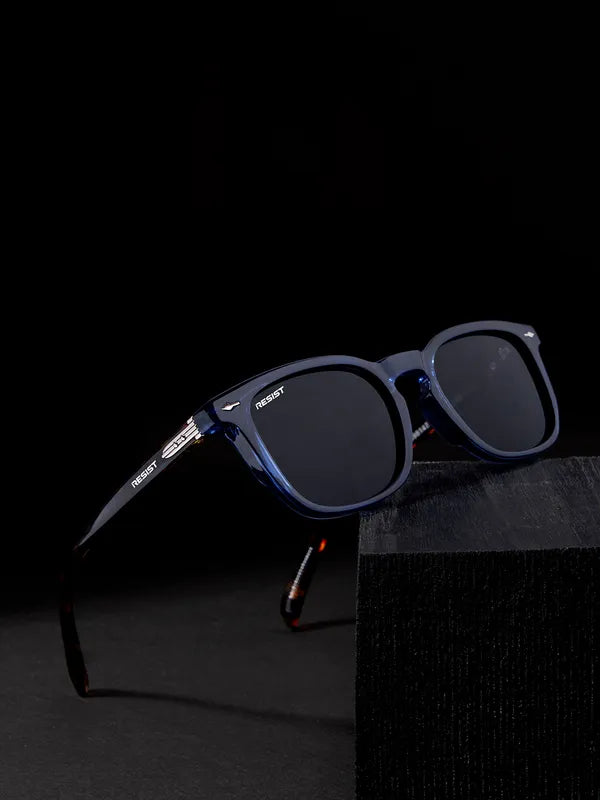 UV Protected Blue Black Wayfarer Sunglasses For Men & Women- FunkyTradition