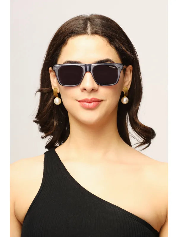 UV Protected Blue Tiger Black Wayfarer Sunglasses For Men & Women- FunkyTradition