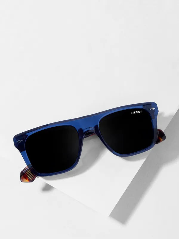 UV Protected Blue Tiger Black Wayfarer Sunglasses For Men & Women- FunkyTradition