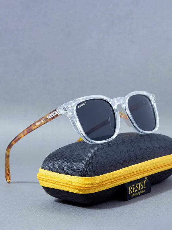UV Protected White Black Wayfarer Sunglasses For Men & Women- FunkyTradition