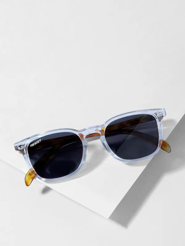 UV Protected White Black Wayfarer Sunglasses For Men & Women- FunkyTradition