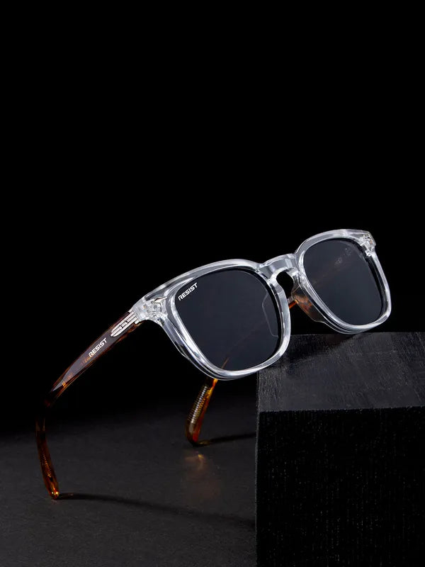UV Protected White Black Wayfarer Sunglasses For Men & Women- FunkyTradition