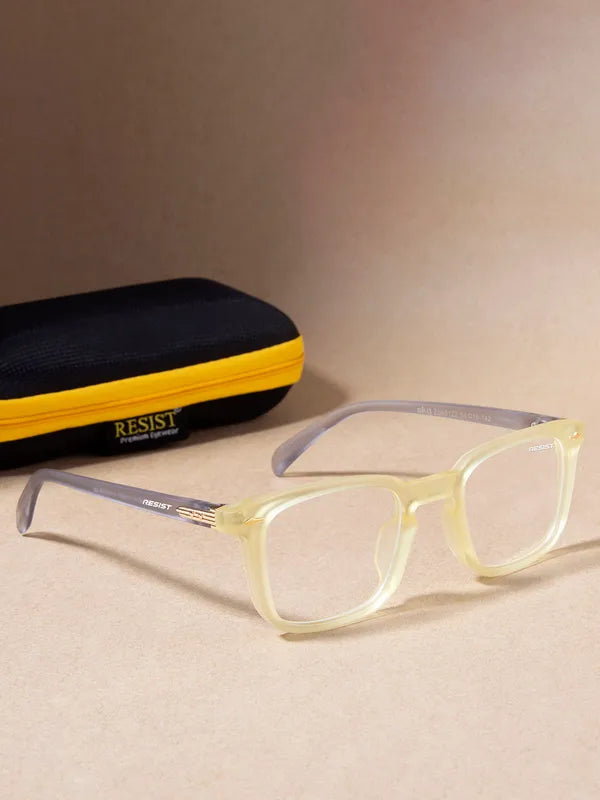 UV Protected Yellow Grey Clear Wayfarer Sunglasses For Men & Women- FunkyTradition