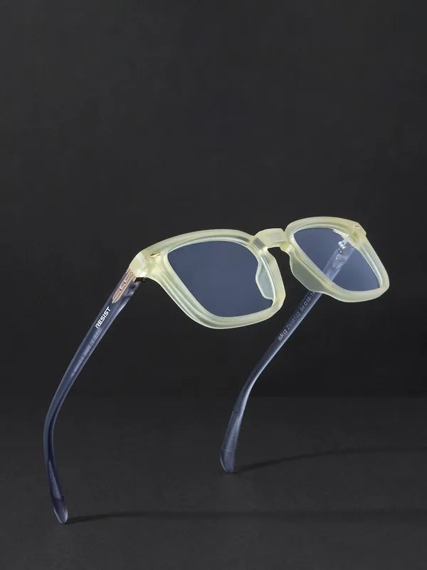 UV Protected Yellow Grey Clear Wayfarer Sunglasses For Men & Women- FunkyTradition