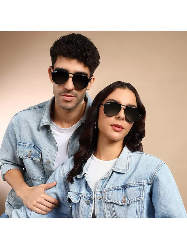UV Protected Black Wayfarer Sunglasses For Men & Women- FunkyTradition