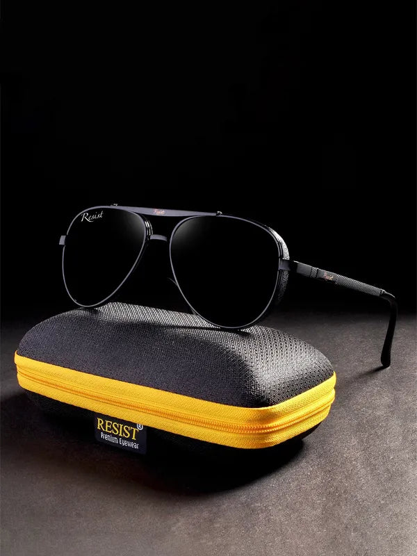 UV Protected Black Wayfarer Sunglasses For Men & Women- FunkyTradition