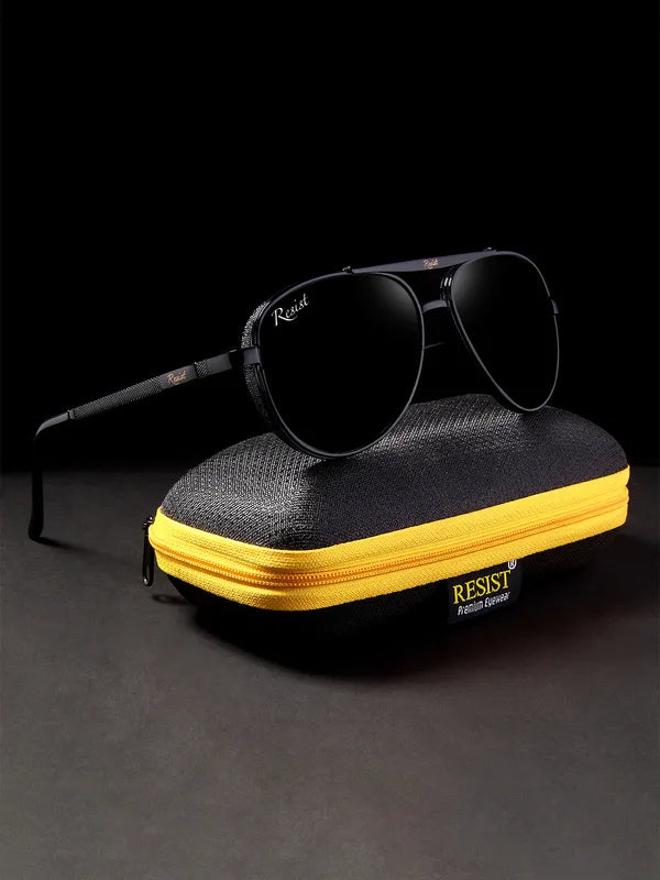 UV Protected Black Wayfarer Sunglasses For Men & Women- FunkyTradition