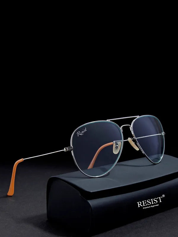 UV Protected Silver Photochromic Day Night Aviator Sunglasses for Men and Women- FunkyTradition