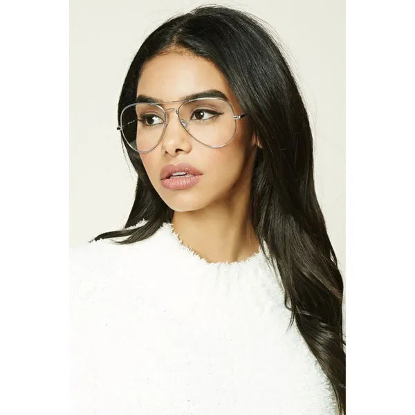 UV Protected Silver Photochromic Day Night Aviator Sunglasses for Men and Women- FunkyTradition