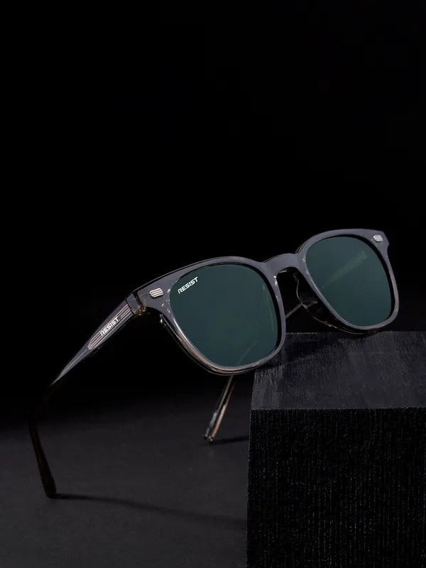 Unique UV Protected Brown Green Wayfarer Sunglasses For Men & Women- FunkyTradition