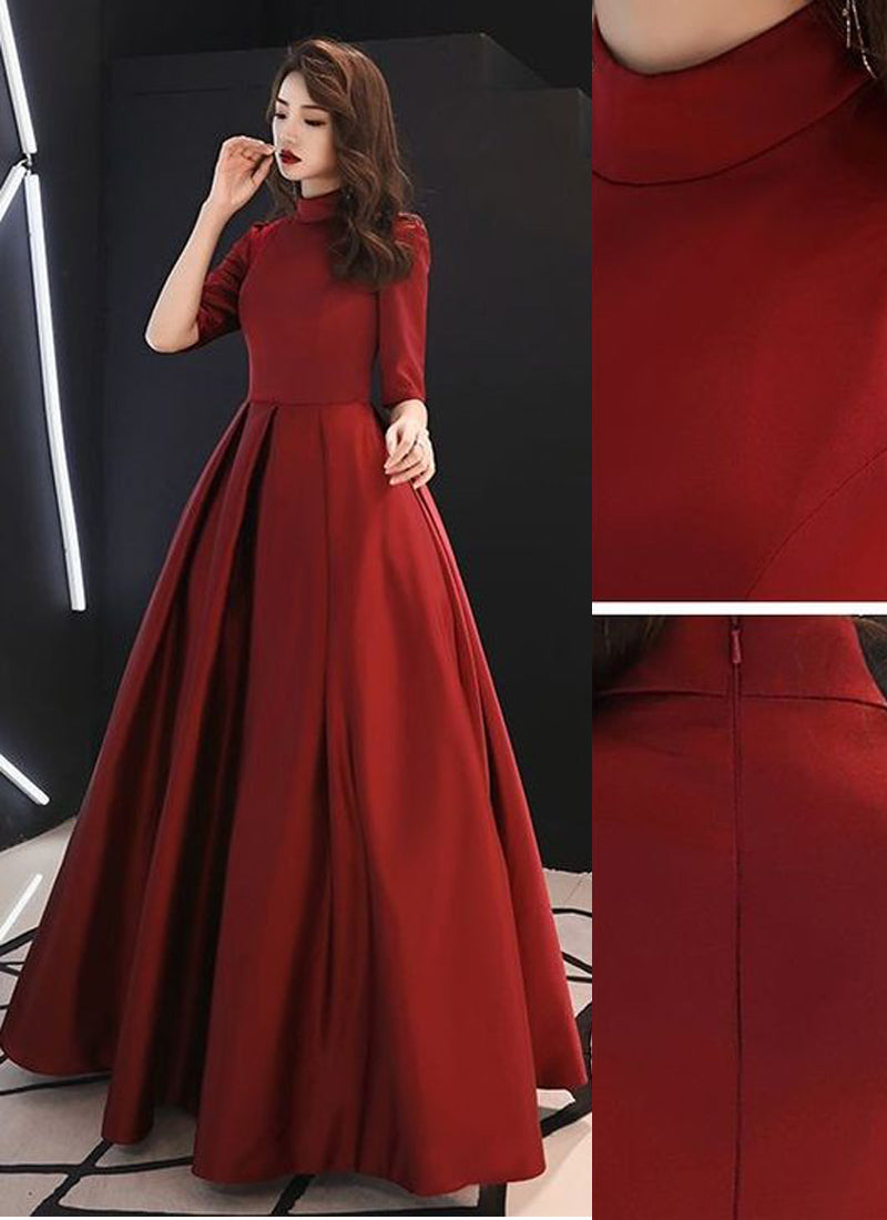 Elegant Designer Tapeta Silk O-neck Ball Gown - FunkyTradition
