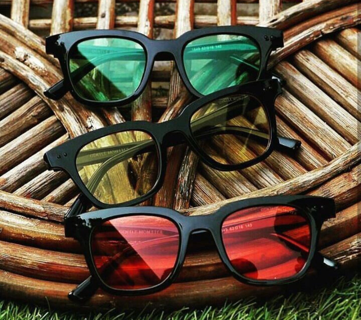 FunkyTradition Stylish Orange Monster Wayfarer Sunglasses