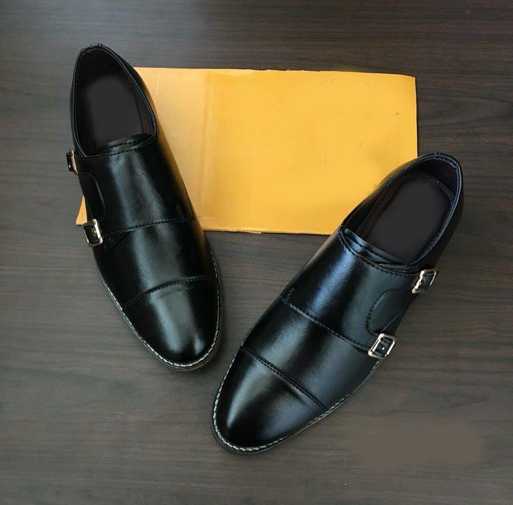 Stylish Monk Strap Slipons For Men-FunkyTradition