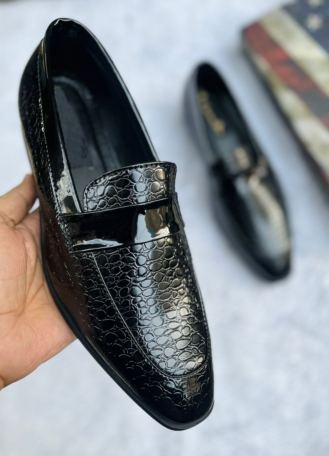 FunkyTradition Men Black Colour Outdoor Formal Casual Ethnic Loafer