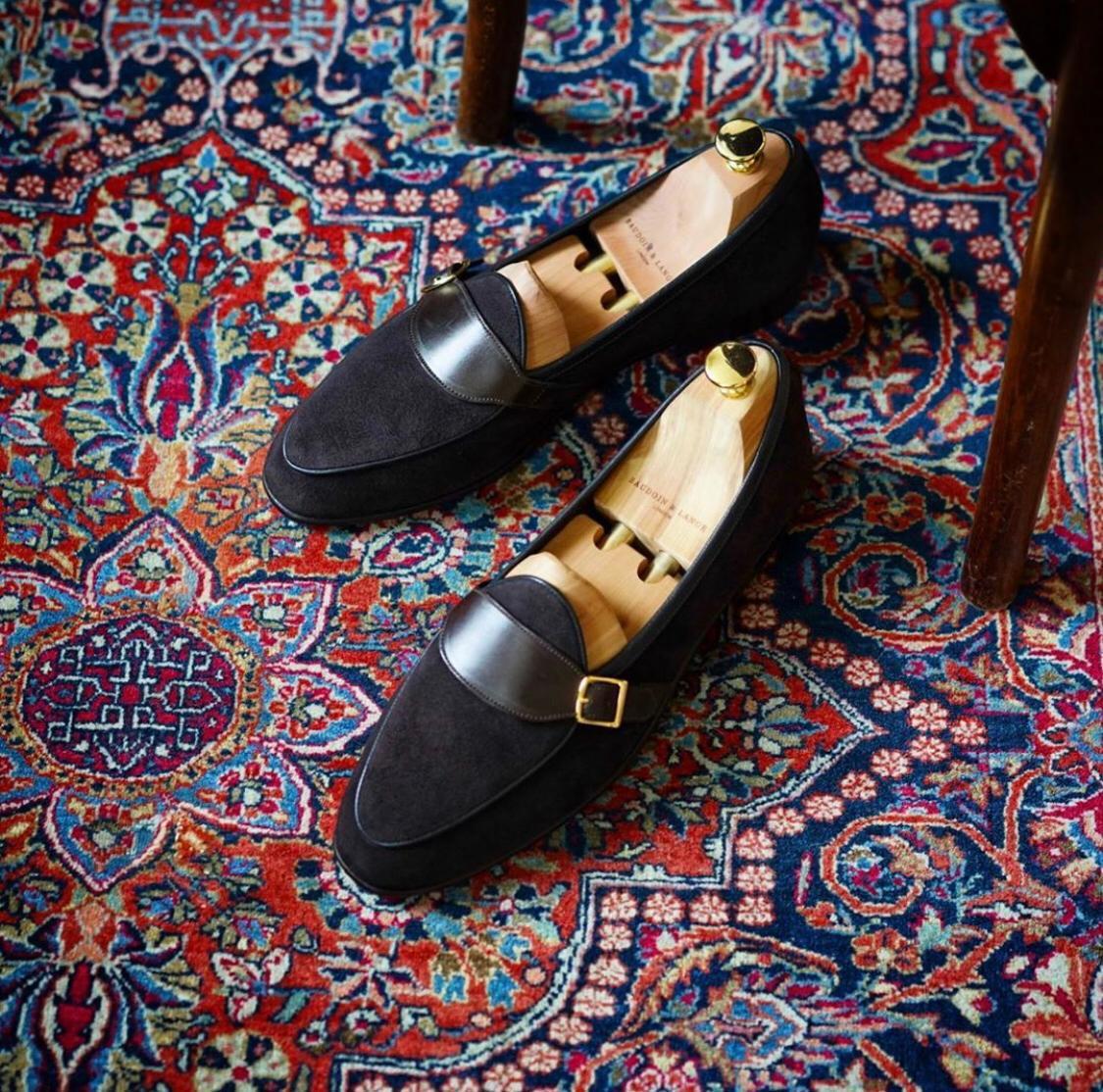 Stylish Men Suede Shoes Fashion Business And Partywear Loafer -FunkyTradition