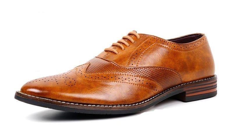 Stylish Oxford Brogues Formal Shoes For Men-FunkyTradition