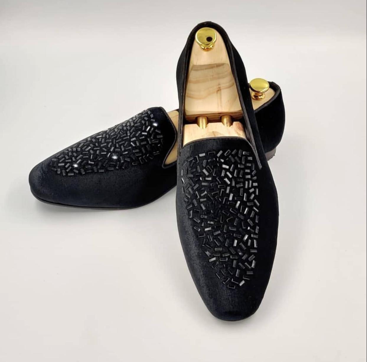 Arrival Fashion Studded Suede Loafer Shoes For Partywear And Casualwear - FunkyTradition