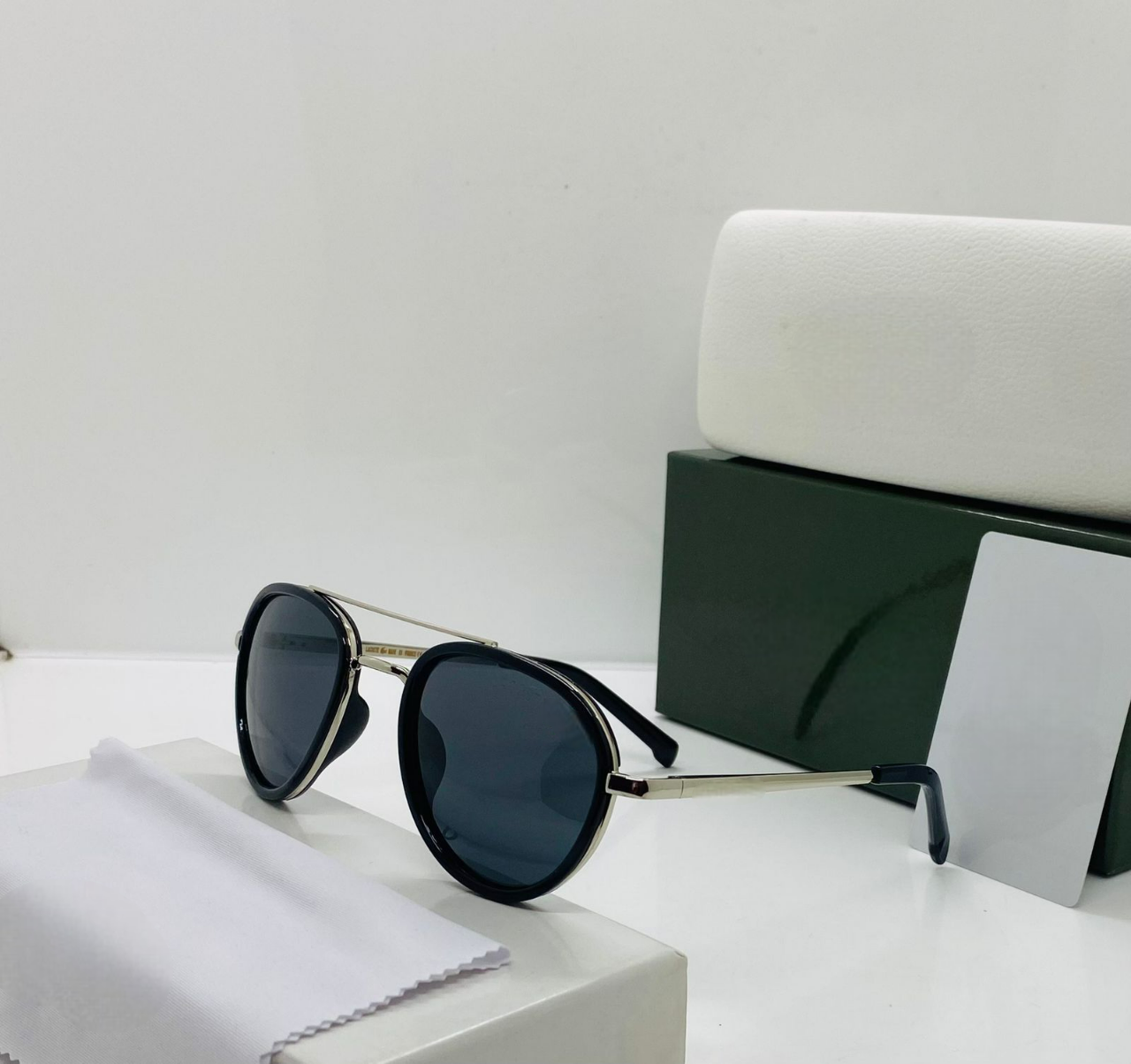 Luxury Black Aviator Sunglasses for Men | Shah Rukh Khan Inspired Classic Shades