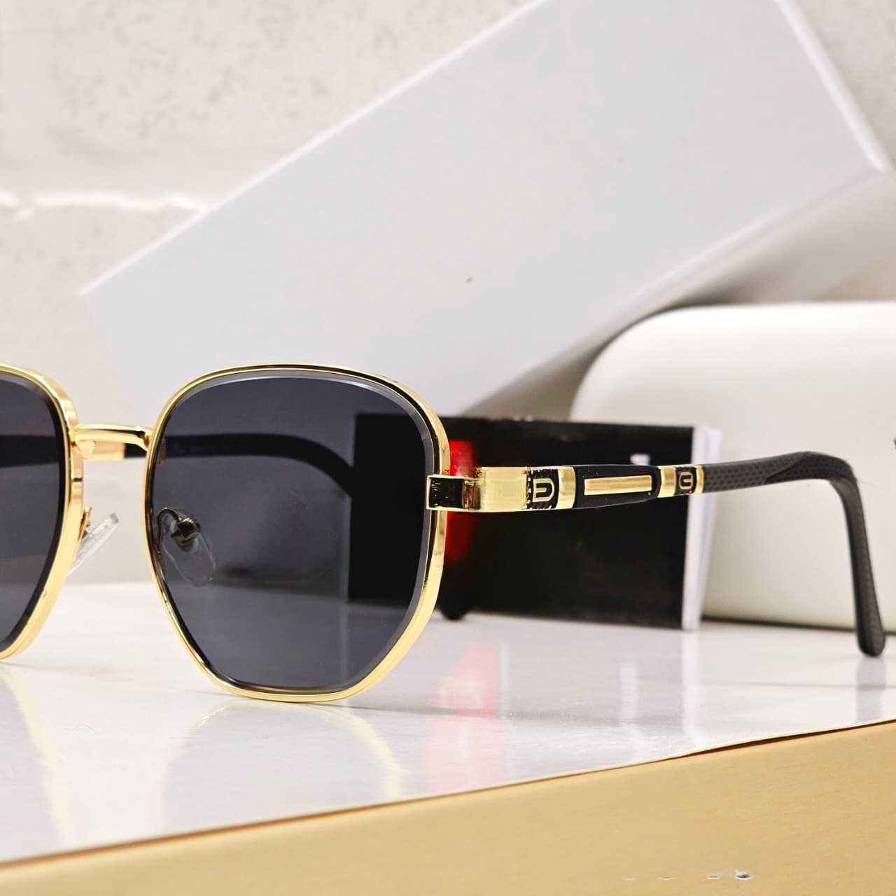 Luxury Hexagon Aviator Sunglasses for Men - As Seen on Shahrukh Khan | Premium Polarized Shades for the Indian Gentleman