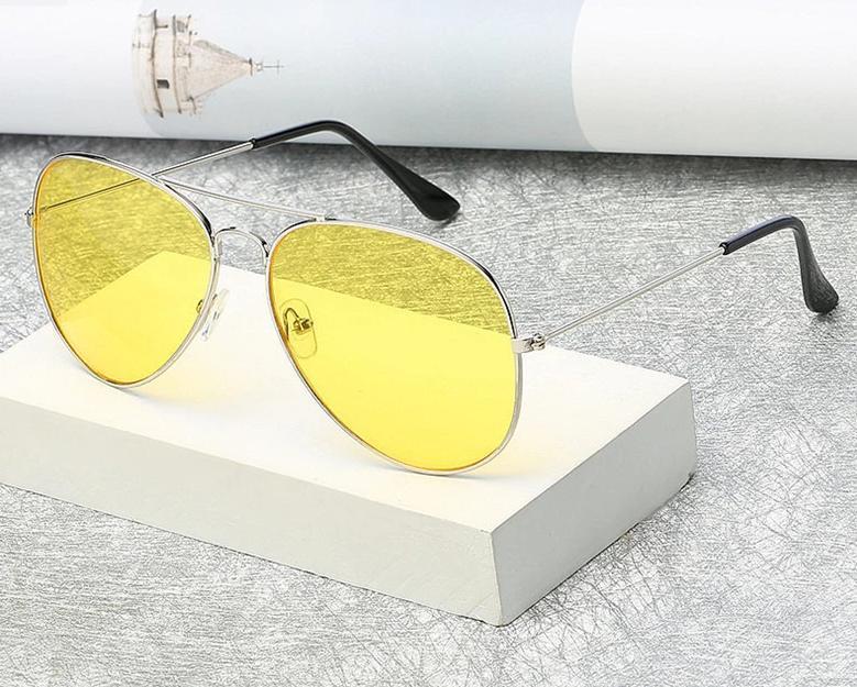 Aviator Yellow Candy Sunglasses For Men And Women -FunkyTradition - FunkyTradition