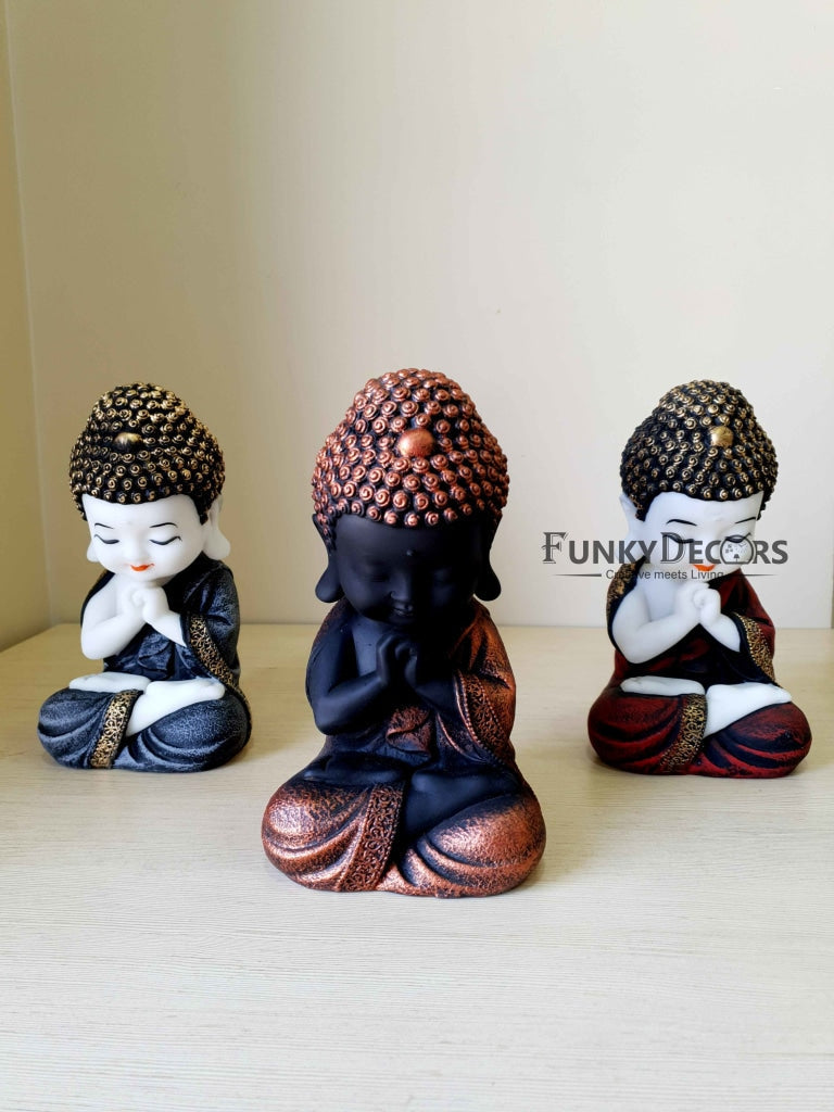 Baby Buddha Idol Statue Decorative Showpiece For Home And Office Decor- FunkyTradition Figurines