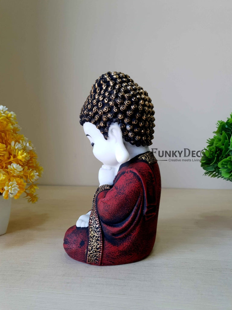 Baby Buddha Idol Statue Decorative Showpiece For Home And Office Decor- FunkyTradition Figurines