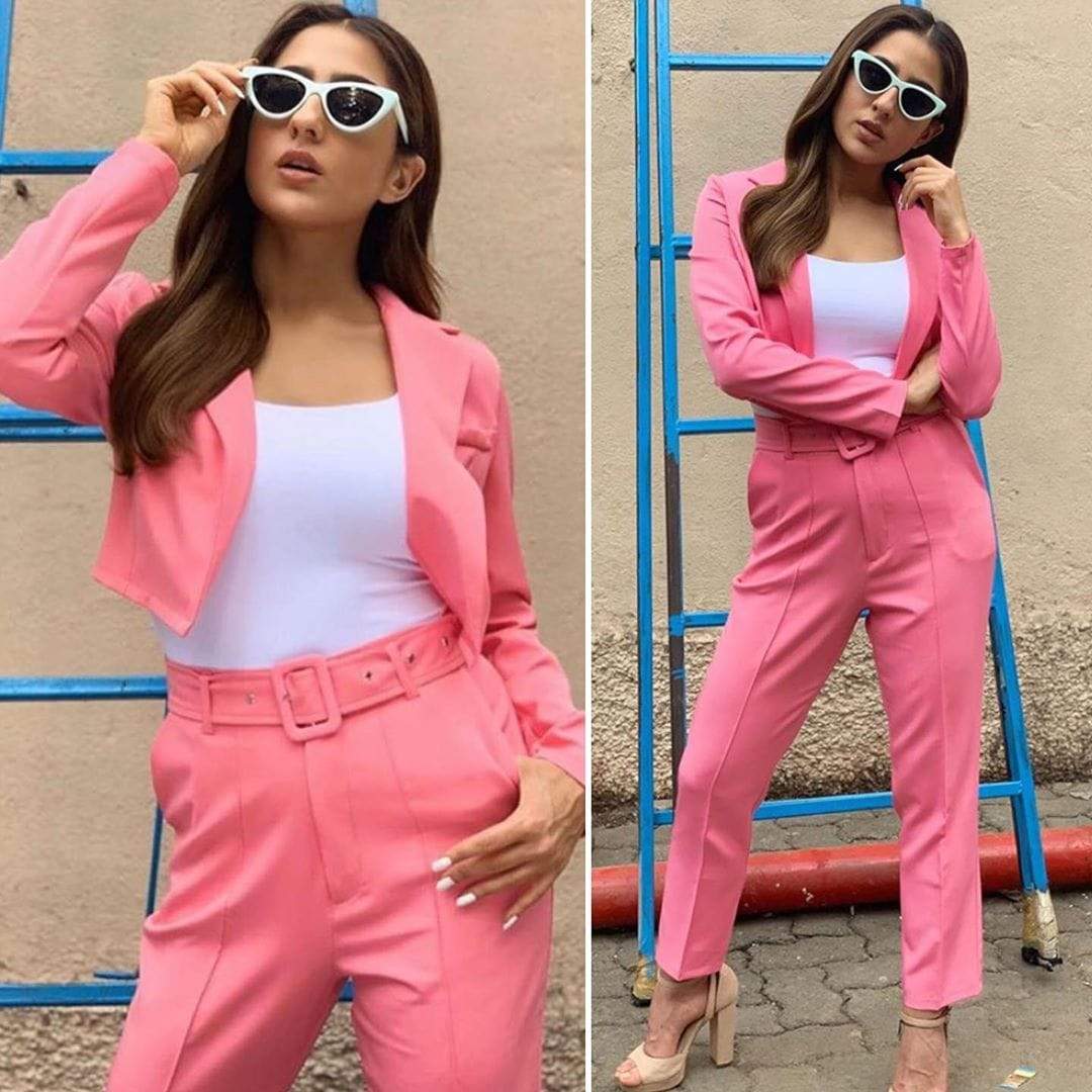 Sara Ali Khan Stylish Cateye Candy Sunglasses For Women-FunkyTradition