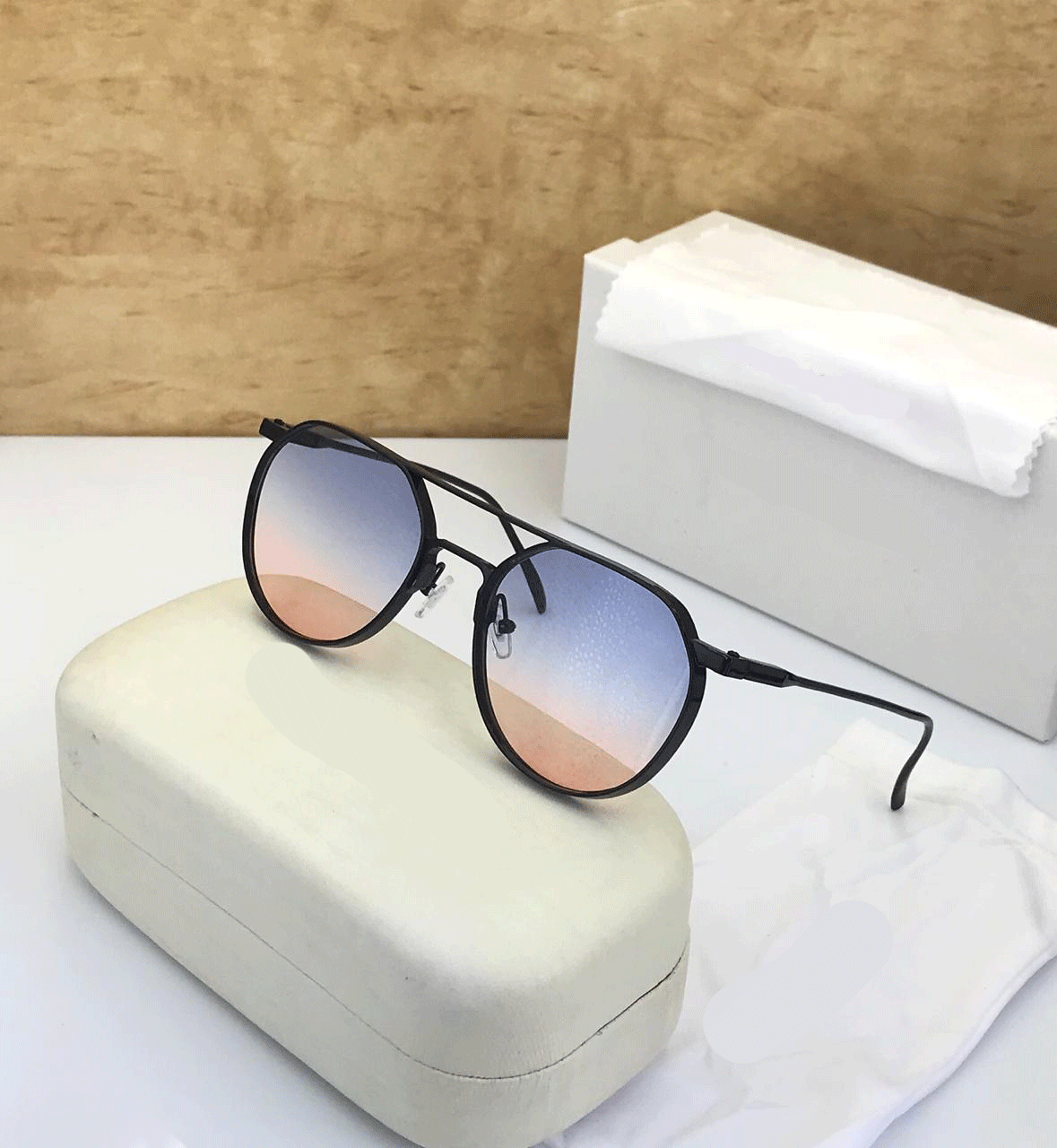 New Stylish Randeep Hooda Alloy Frame Pilot Sunglasses For Men And Women-FunkyTradition
