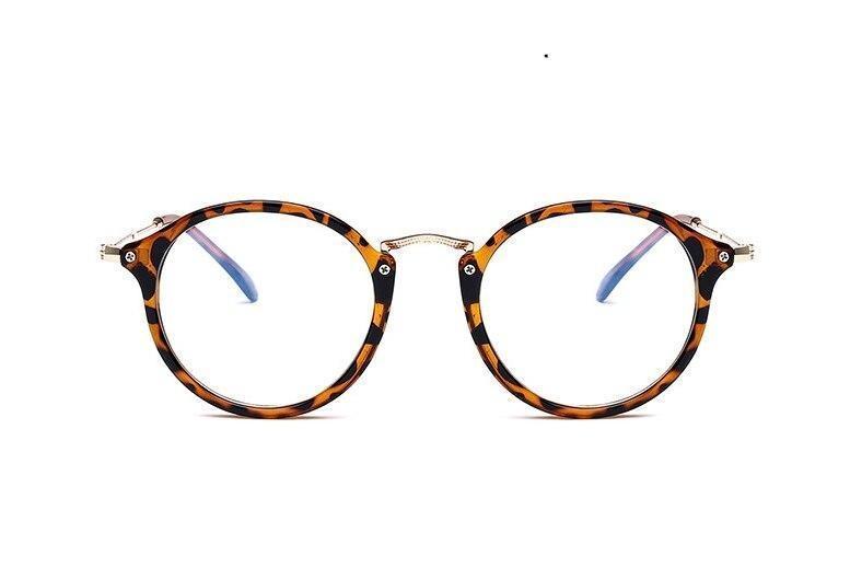 Blue light glasses frame computer glasses spectacles round transparent - FunkyTradition - FunkyTradition