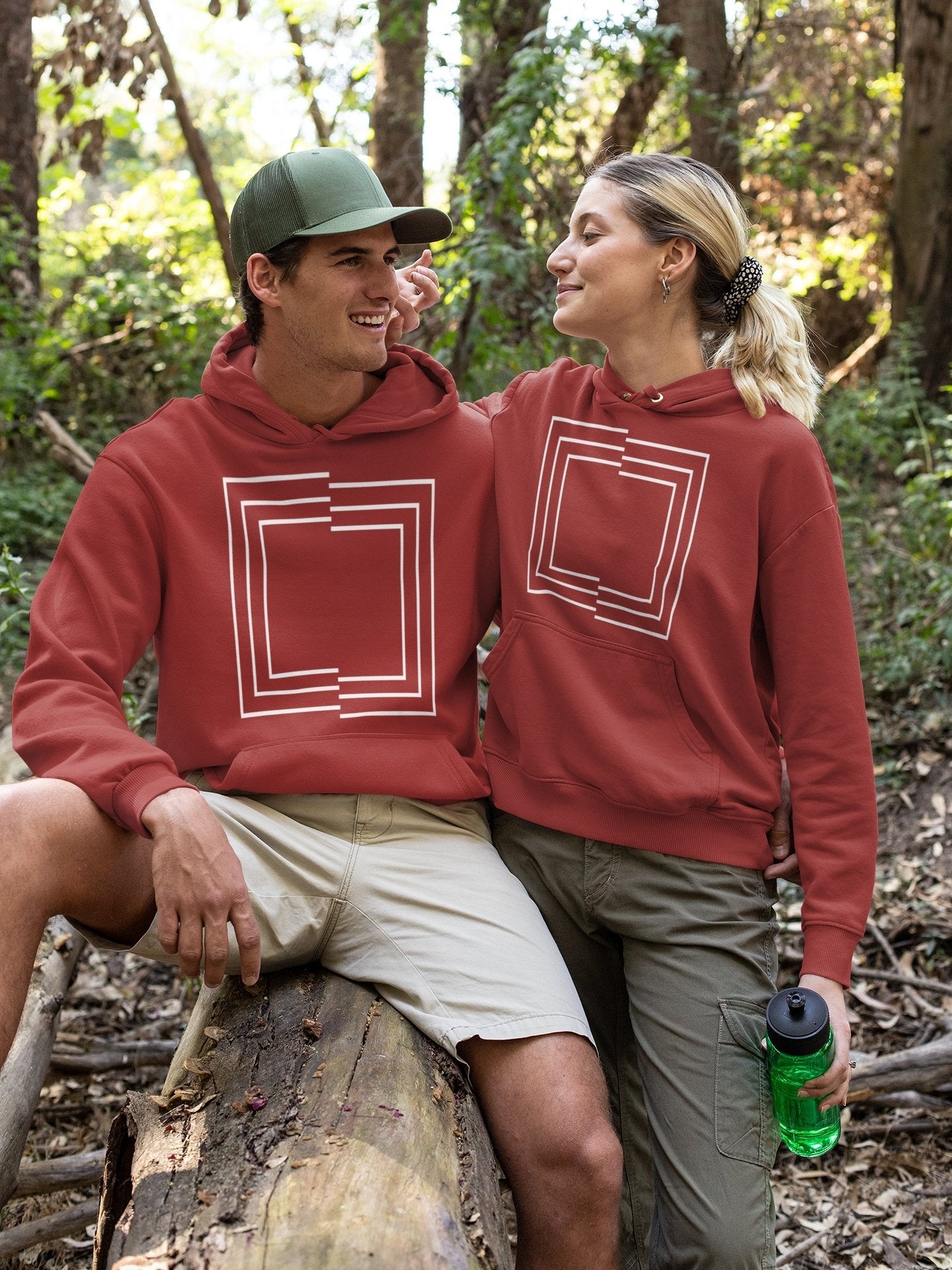 Broken Couple Hoodie-FunkyTradition - FunkyTradition