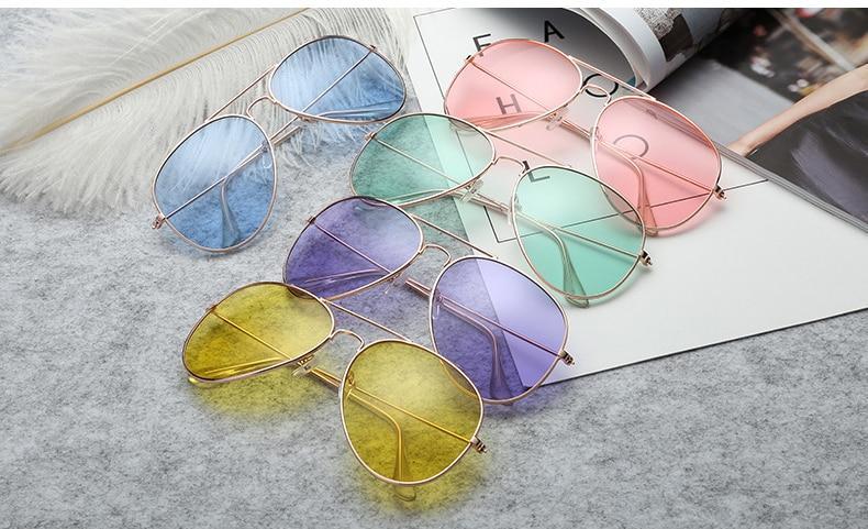 Candy Aviator Sunglasses For Men And Women-FunkyTradition - FunkyTradition