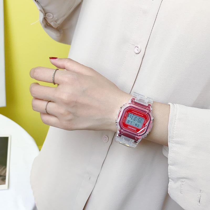 Casual Transparent Digital Sport Watch For Men And Women-FunkyTradition - FunkyTradition