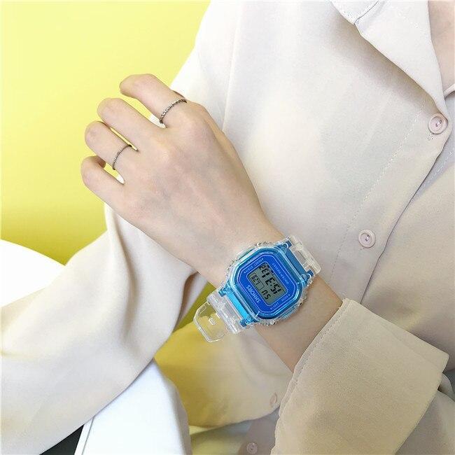 Casual Transparent Digital Sport Watch For Men And Women-FunkyTradition - FunkyTradition