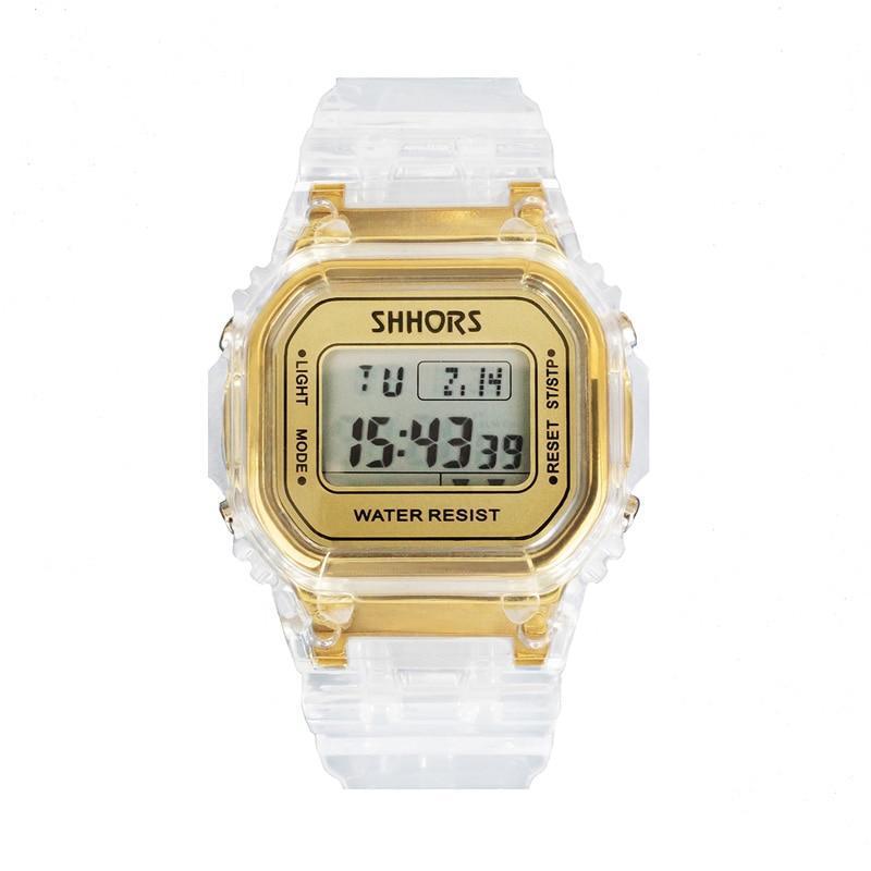 Casual Transparent Digital Sport Watch For Men And Women-FunkyTradition - FunkyTradition