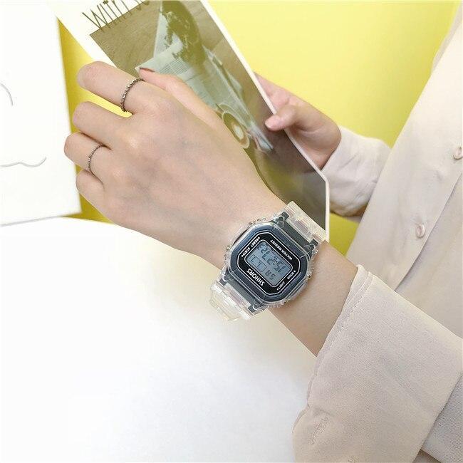 Casual Transparent Digital Sport Watch For Men And Women-FunkyTradition - FunkyTradition