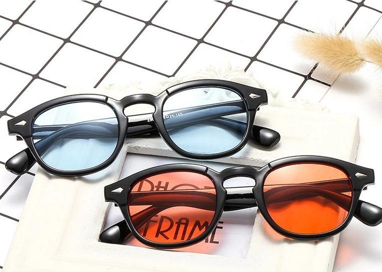 Celebrity Johnny Depp Transparent Oval Sunglasses For Men -FunkyTradition - FunkyTradition