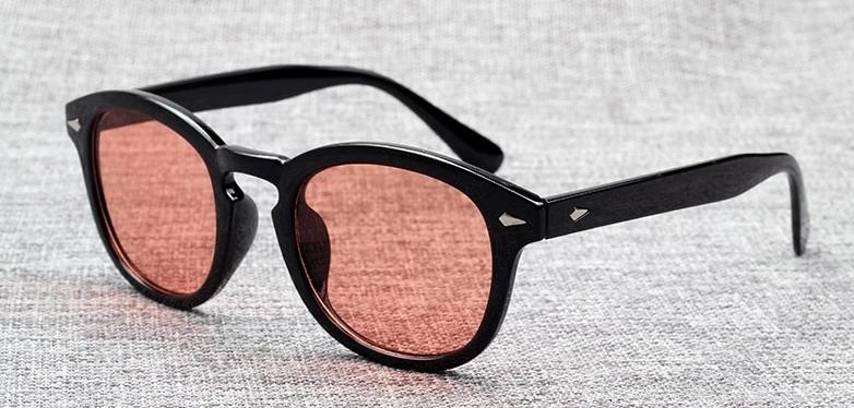 Celebrity Johnny Depp Transparent Oval Sunglasses For Men -FunkyTradition - FunkyTradition