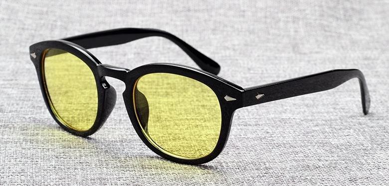 Celebrity Johnny Depp Transparent Oval Sunglasses For Men -FunkyTradition - FunkyTradition