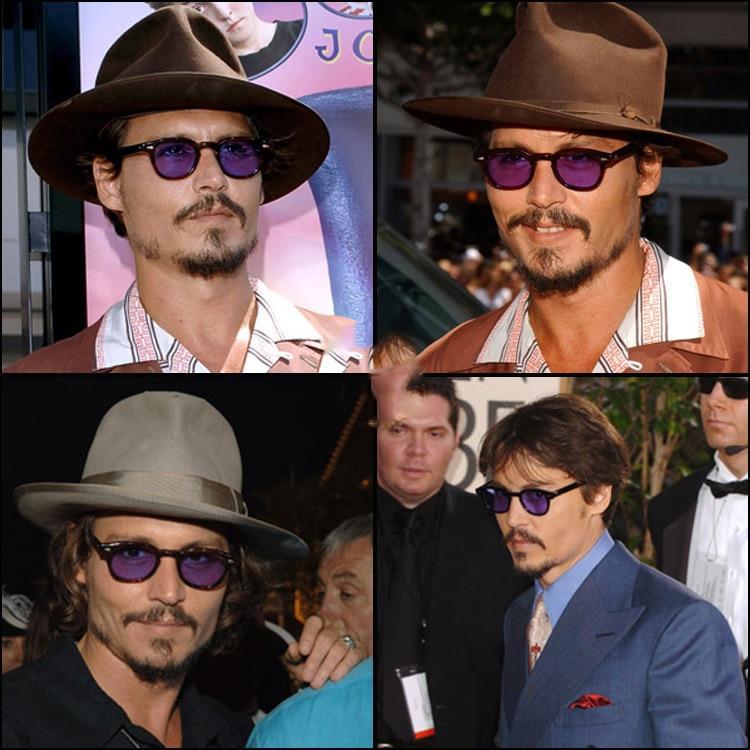 Celebrity Johnny Depp Transparent Oval Sunglasses For Men -FunkyTradition - FunkyTradition