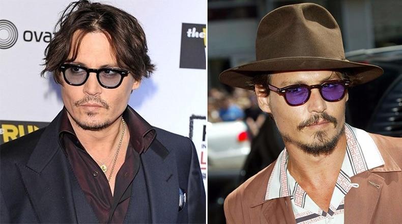 Celebrity Johnny Depp Transparent Oval Sunglasses For Men -FunkyTradition - FunkyTradition